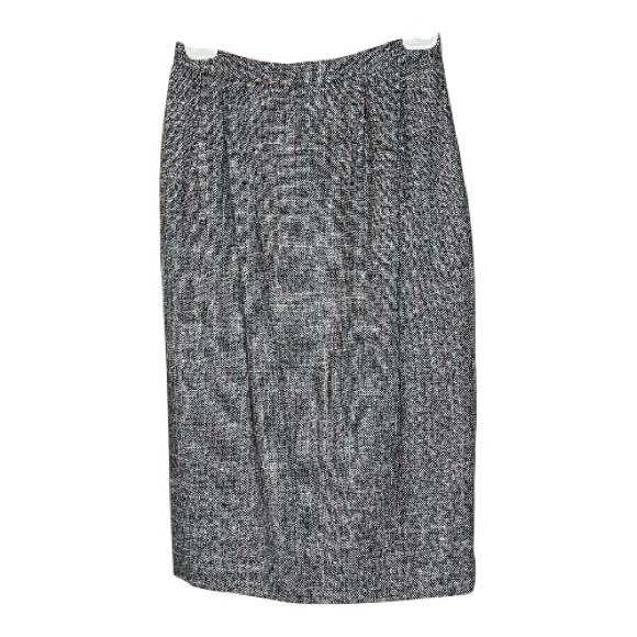 Vintage 80’s Bretton Place Gray Tweed Blazer and Skirt Sz 8 - Picture 4 of 7